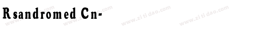 Rsandromed Cn字体转换